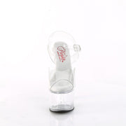 PASSION-708 Clear/Clear Platform Sandal Pleaser US Size (Women's): 5