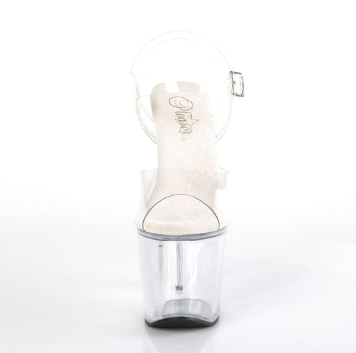 RADIANT-708 Clear/Clear Platform Sandal Pleaser US Size (Women's): 5