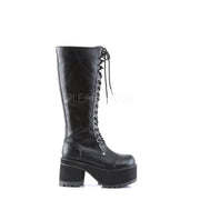 RANGER-302 Black Vegan Leather Knee Boot Demonia US Size (Unisex/Men's): 4