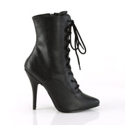 SEDUCE-1020 Black Faux Leather Ankle Boot Pleaser US Size (Women's): 6