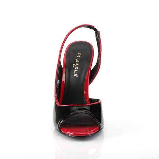 SEDUCE-117 Black-Red Patent Sandal Pleaser US Size (Women's): 5