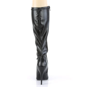 SEDUCE-2000 Black Stretch Faux Leather Sale Pleaser US Size (Women's): 6