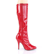 SEDUCE-2000 Red Stretch Patent Knee Boot Pleaser US Size (Women's): 6