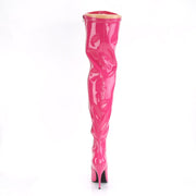SEDUCE-3000 Hot Pink Stretch Patent Thigh Boot Pleaser US Size (Women's): 6