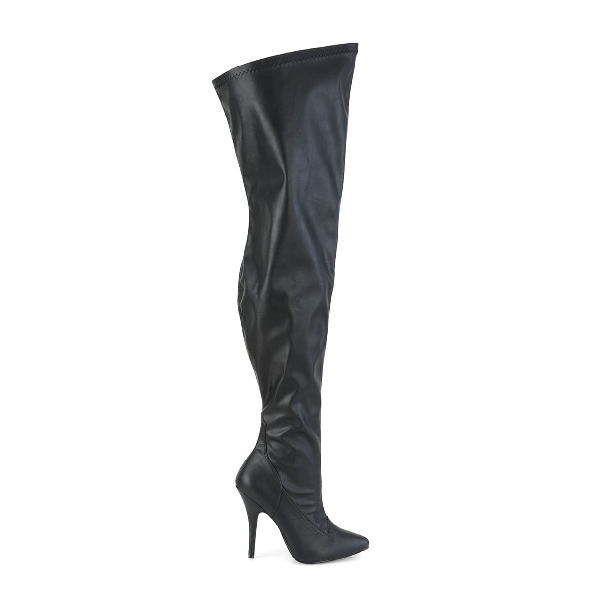 SEDUCE-3000WC Black Stretch Faux Leather CURRENT Pleaser Pink Label US Size (Women's): 6