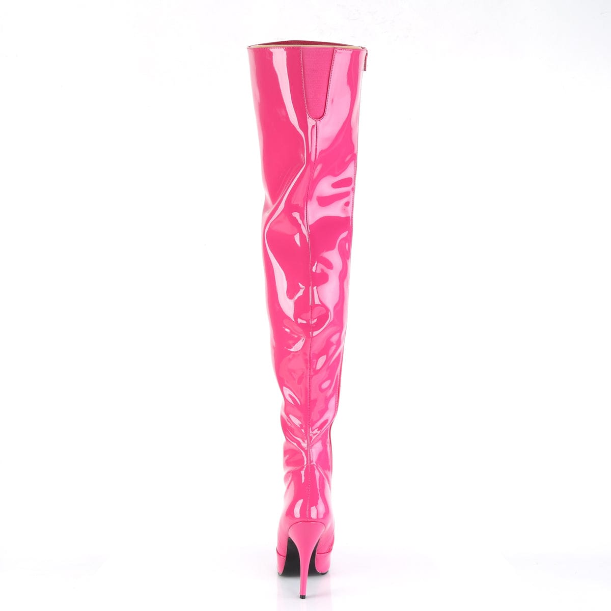SEDUCE-3010 Hot Pink Patent Thigh Boot Pleaser US Size (Women's): 6