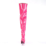 SEDUCE-3010 Hot Pink Patent Thigh Boot Pleaser US Size (Women's): 6
