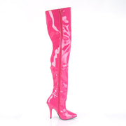 SEDUCE-3010 Hot Pink Patent Thigh Boot Pleaser US Size (Women's): 6
