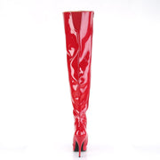 SEDUCE-3010 Red Patent Thigh Boot Pleaser US Size (Women's): 6