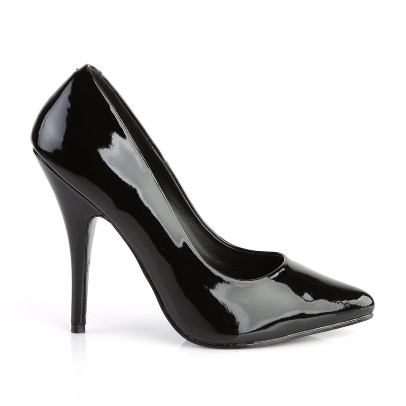 SEDUCE-420 Black Patent Pump Pleaser US Size (Women's): 5