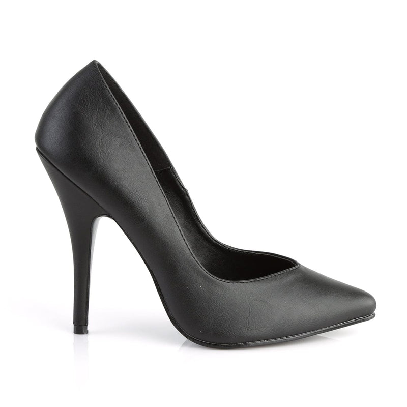 SEDUCE-420V Black Faux Leather Pump Pleaser US Size (Women's): 5