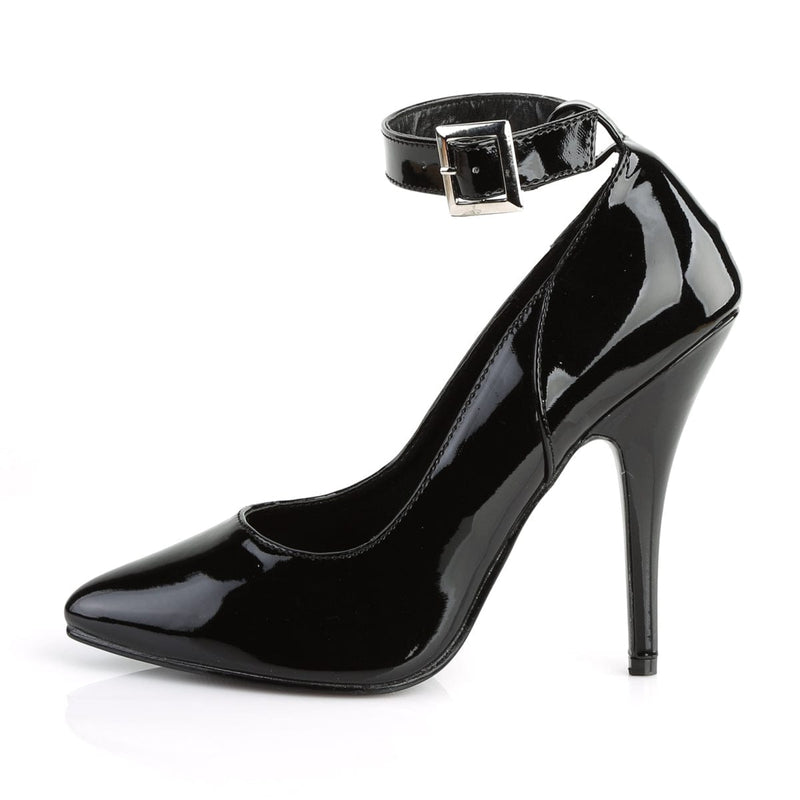 SEDUCE-431 Black Patent Pump Pleaser US Size (Women's): 5