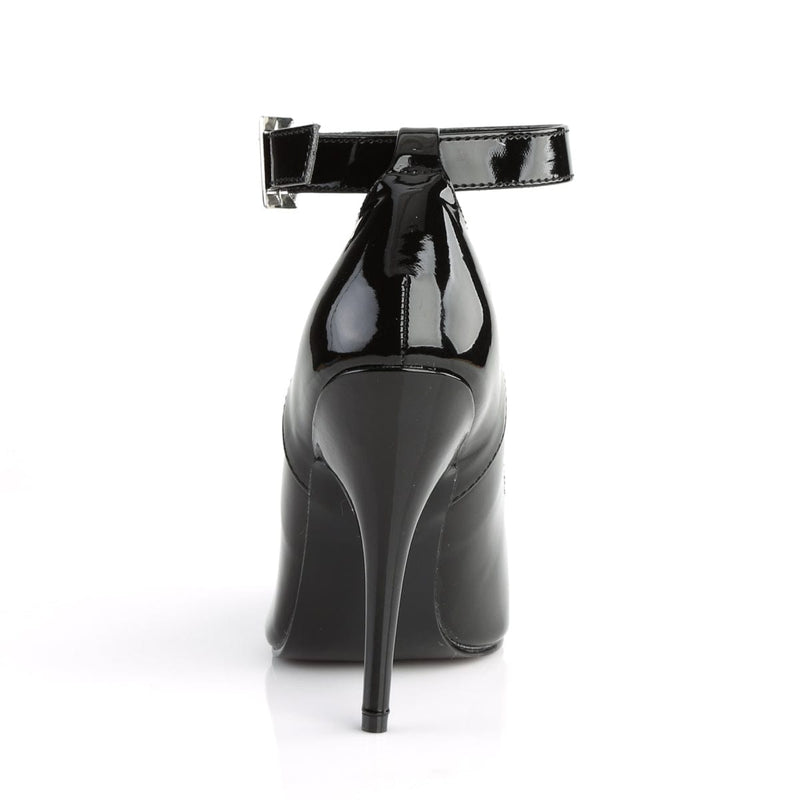 SEDUCE-431 Black Patent Pump Pleaser US Size (Women's): 5