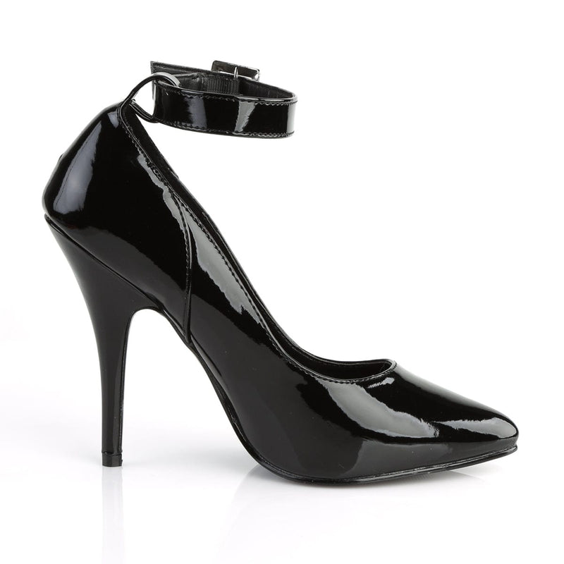SEDUCE-431 Black Patent Pump Pleaser US Size (Women's): 5