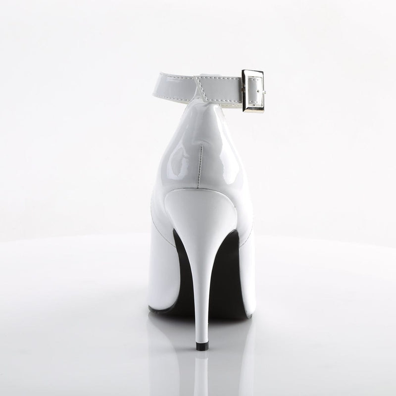 SEDUCE-431 White Patent Pump Pleaser US Size (Women's): 5