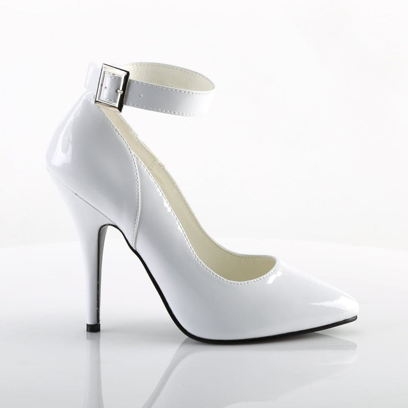 SEDUCE-431 White Patent Pump Pleaser US Size (Women's): 5