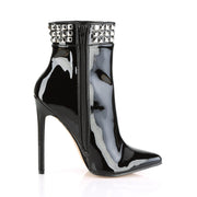 SEXY-1006 Black Patent Ankle Boot Pleaser US Size (Women's): 5