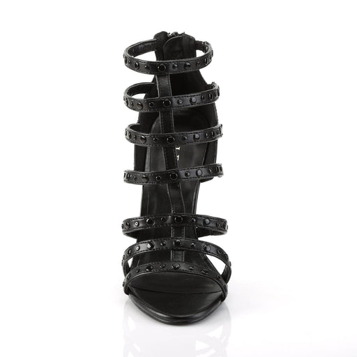 SEXY-15 Black Faux Leather Sandal Pleaser US Size (Women's): 5