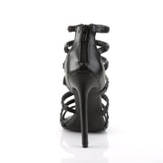 SEXY-15 Black Faux Leather Sandal Pleaser US Size (Women's): 5