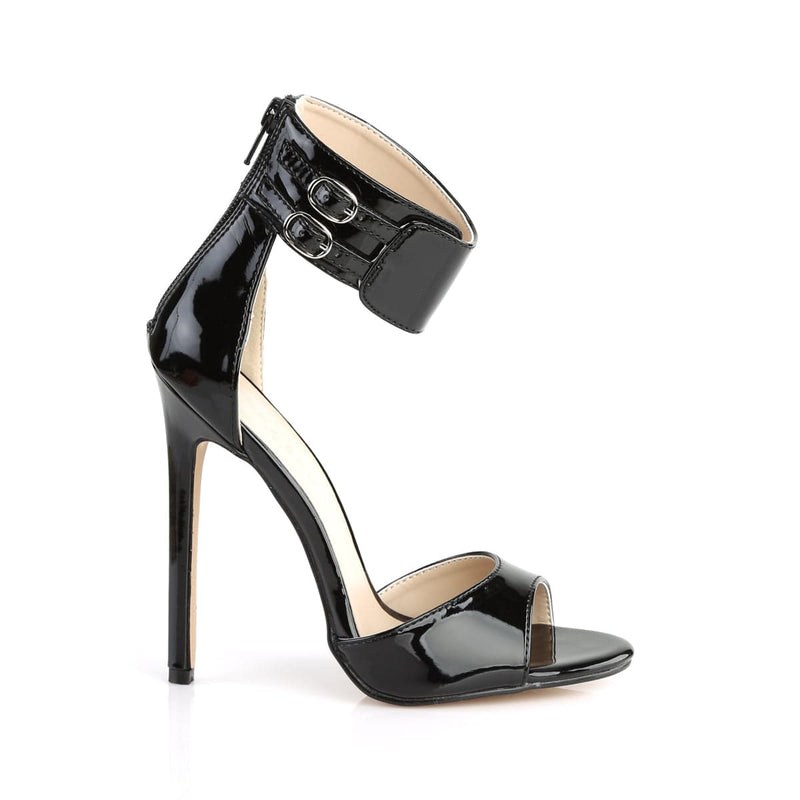 SEXY-19 Black Patent Sandal Pleaser US Size (Women's): 5