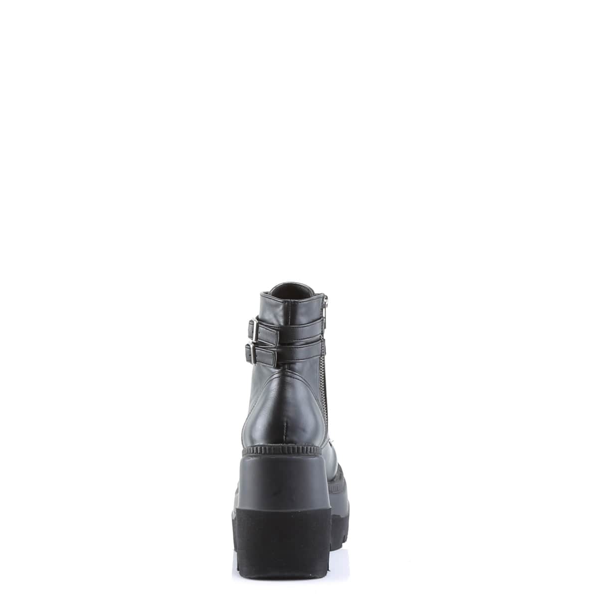 SHAKER-52 Black Vegan Leather Ankle Boot Demonia US Size (Women's): 5