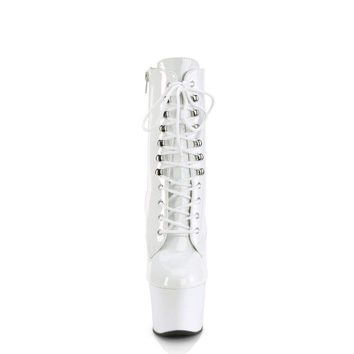 SKY-1020 White Patent/White Ankle Boot Pleaser US Size (Women's): 5