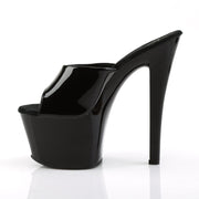SKY-301 Black Patent/Black Platform Sandal Pleaser US Size (Women's): 5