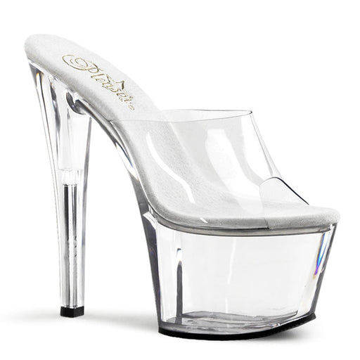 SKY-301 Clear/Clear Platform Sandal Pleaser US Size (Women's): 5