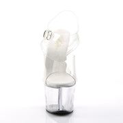SKY-308 Clear/Clear Platform Sandal Pleaser US Size (Women's): 5