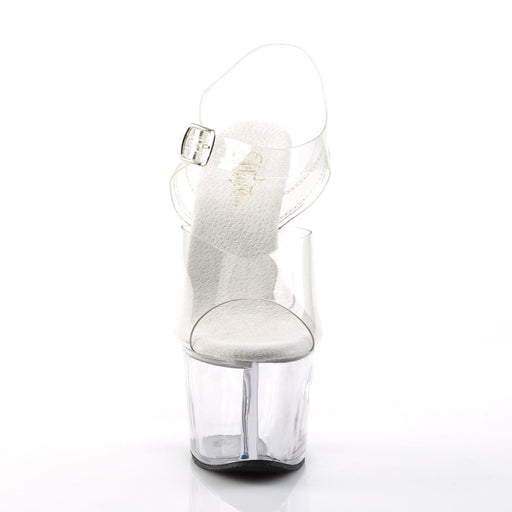 SKY-308 Clear/Clear Platform Sandal Pleaser US Size (Women's): 5