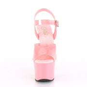 SKY-308N Baby Pink (Jelly-Like) TPU/Baby Pink Platform Sandal Pleaser US Size (Women's): 5