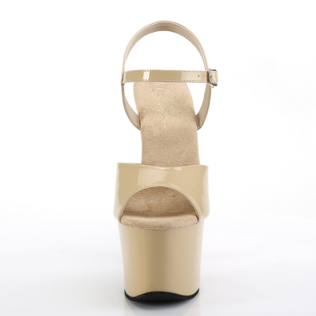 SKY-309 Cream Patent/Cream Platform Sandal Pleaser US Size (Women's): 5