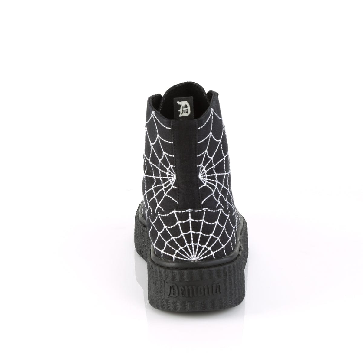 SNEEKER-250 Black Canvas Creeper Demonia US Size (Unisex/Men's): 4