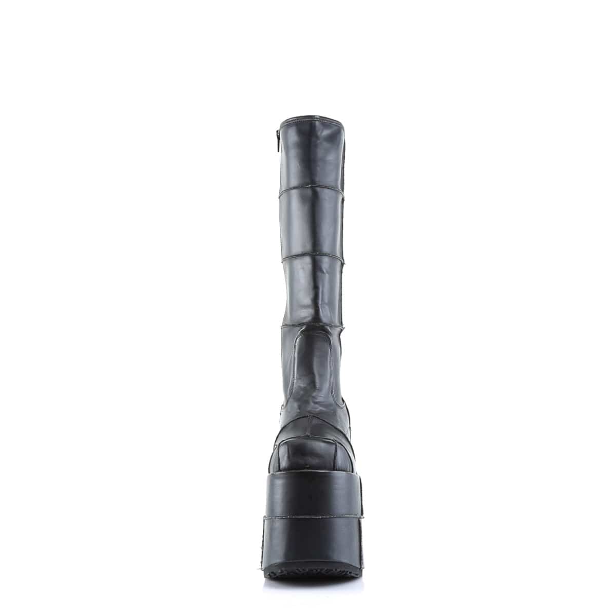 STACK-301 Black Vegan Leather Knee Boot Demonia US Size (Unisex/Men's): 4