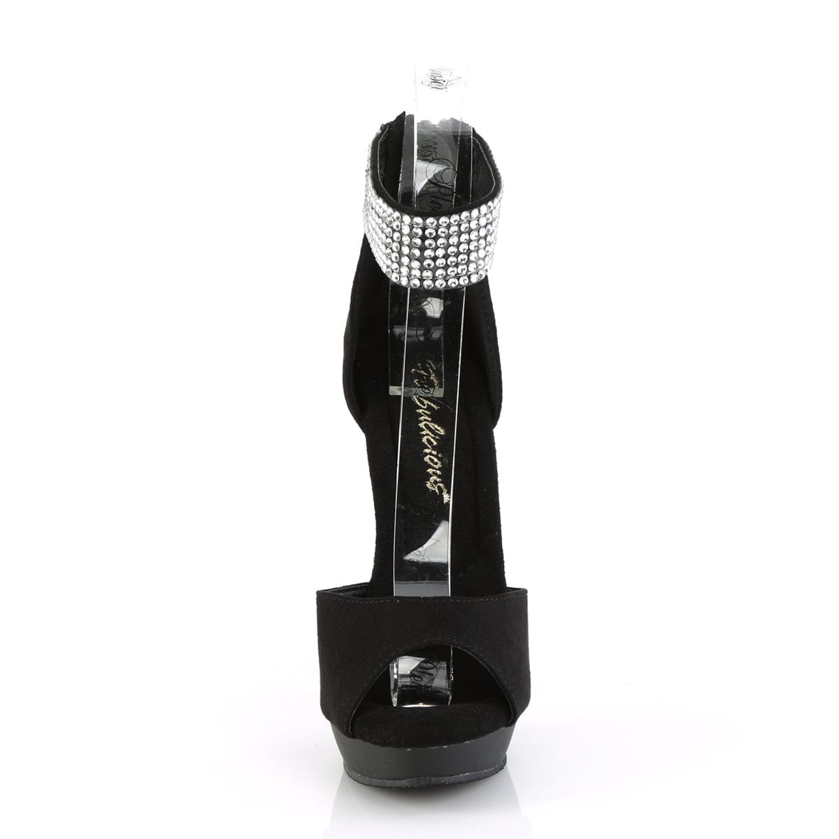 SULTRY-625 Black Faux Suede/Black Matte COMINGSOON Fabulicious US Size (Women's): 5
