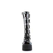 TRASHVILLE-518 Black Patent Sale Demonia US Size (Unisex/Men's): 4