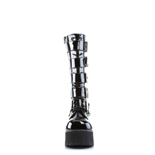 TRASHVILLE-518 Black Patent Sale Demonia US Size (Unisex/Men's): 4