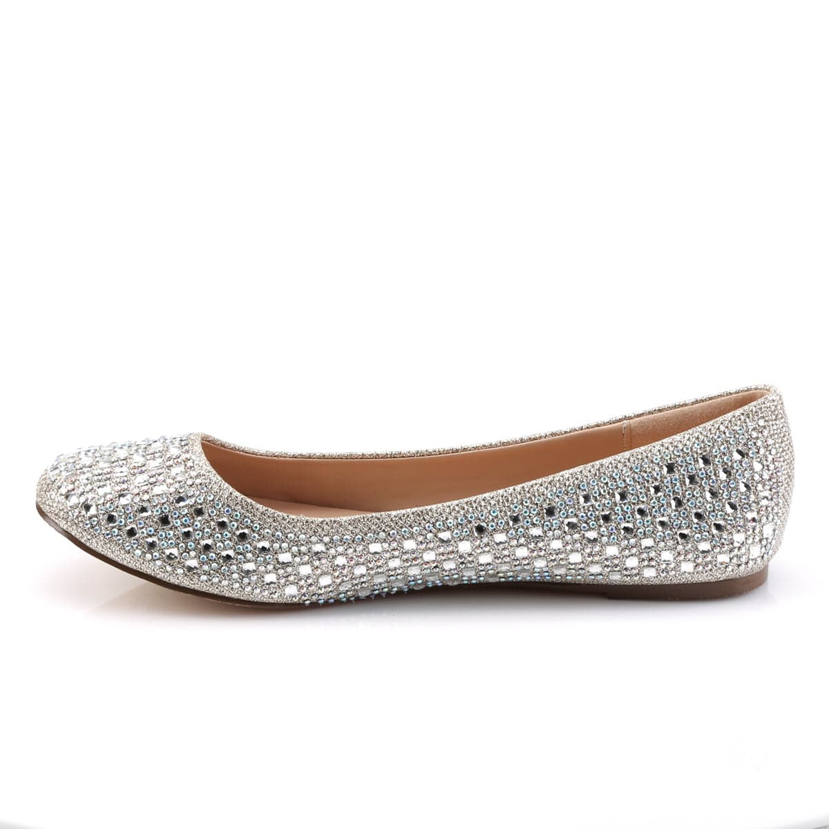 TREAT-06 Nude Glitter Mesh Fabric SALE Fabulicious US Size (Women's): 5