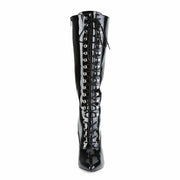 VANITY-2020 Black Patent Knee Boot Pleaser US Size (Women's): 6