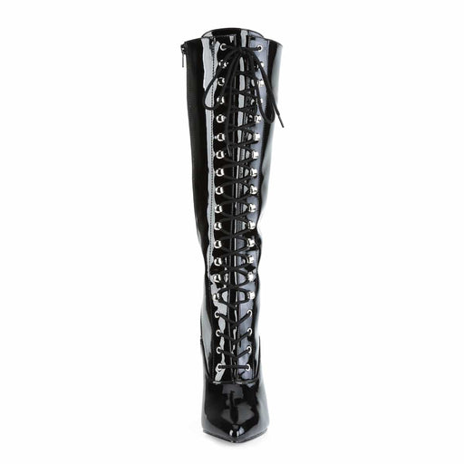 VANITY-2020 Black Patent Knee Boot Pleaser US Size (Women's): 6