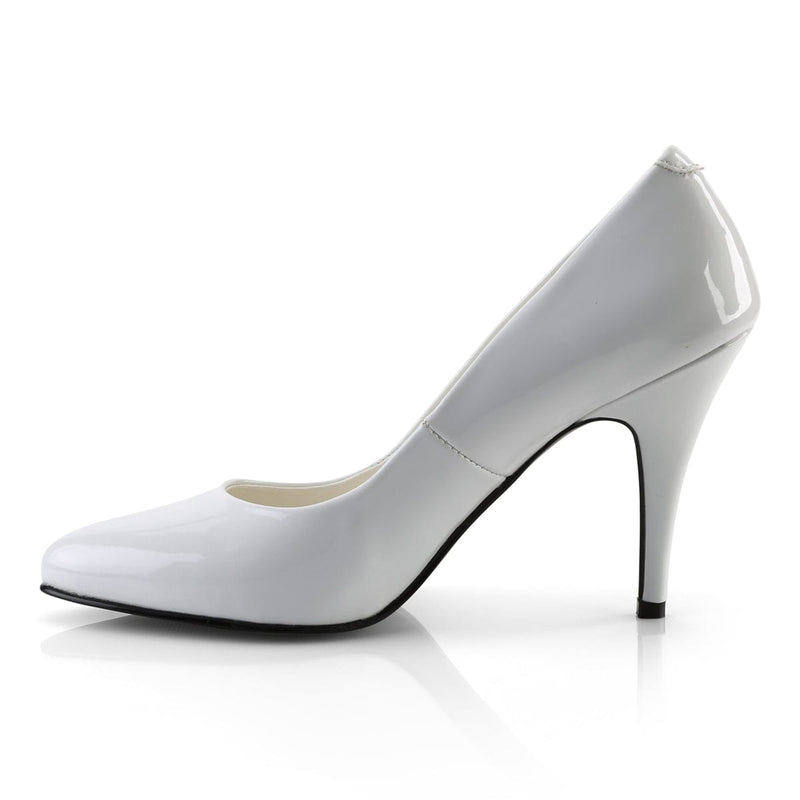 VANITY-420 White Patent Pump Pleaser US Size (Women's): 5