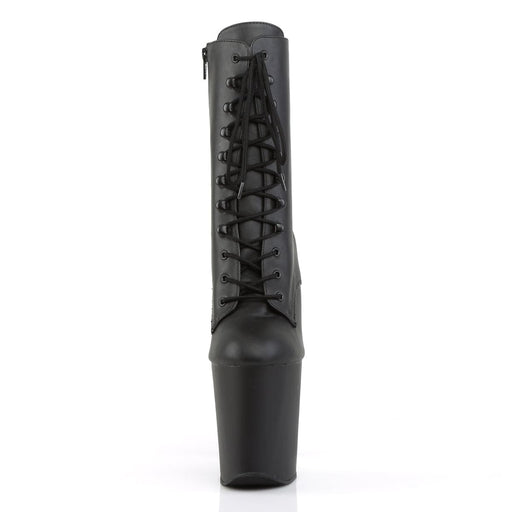 XTREME-1020 Black Faux Leather/Black Matte Boot Pleaser US Size (Women's): 5