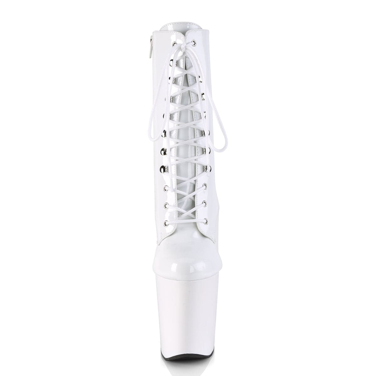 XTREME-1020 White Patent/White Ankle Boot Pleaser US Size (Women's): 5