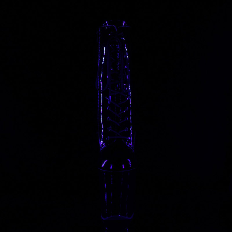 XTREME-1020TT Black Patent/Black-Neon Hot Pink Ankle Boot Pleaser US Size (Women's): 5