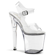 XTREME-808 Clear/Clear Platform Sandal Pleaser US Size (Women's): 5
