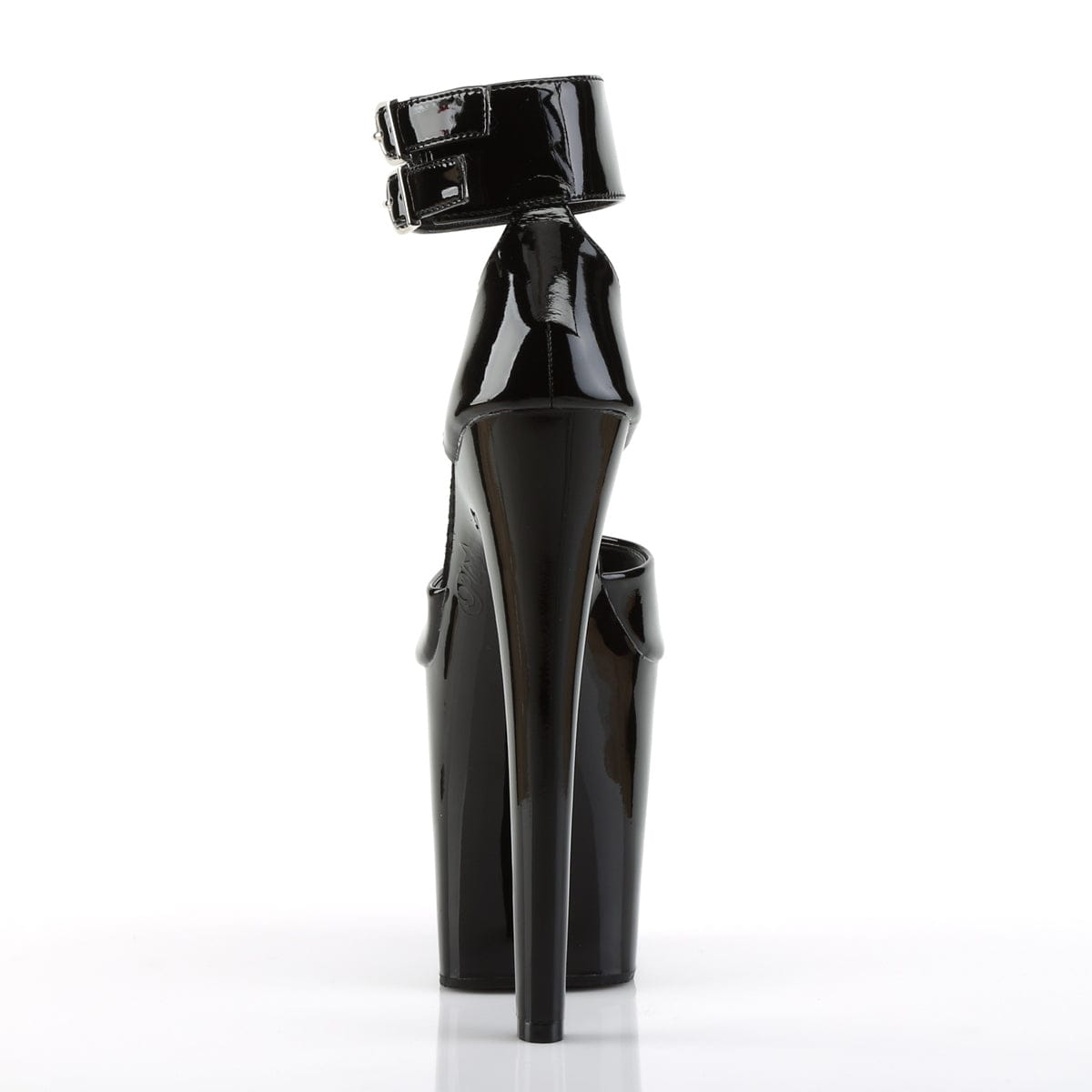 XTREME-875 Black Patent/Black Platform Sandal Pleaser US Size (Women's): 5