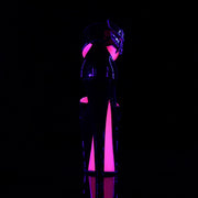 XTREME-875TT Black Patent -Neon Hot Pink/Black Platform Sandal Pleaser US Size (Women's): 5