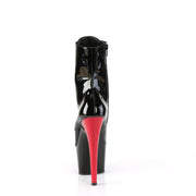 ADORE-1020 Black Patent/Black-Red Pleaser US Size (Women's): 5