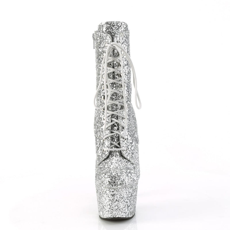 ADORE-1020GWR Silver Glitter/Silver Glitter Pleaser US Size (Women's): 5