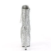 ADORE-1020GWR Silver Glitter/Silver Glitter Pleaser US Size (Women's): 5
